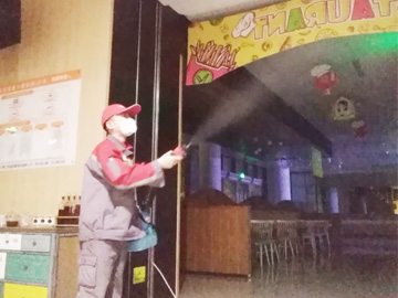 常州餐飲滅蚊現場